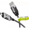 Goobay Ethernet kábel USB-C 3.1 na RJ45 Slim, 2 m, čierny (74403)