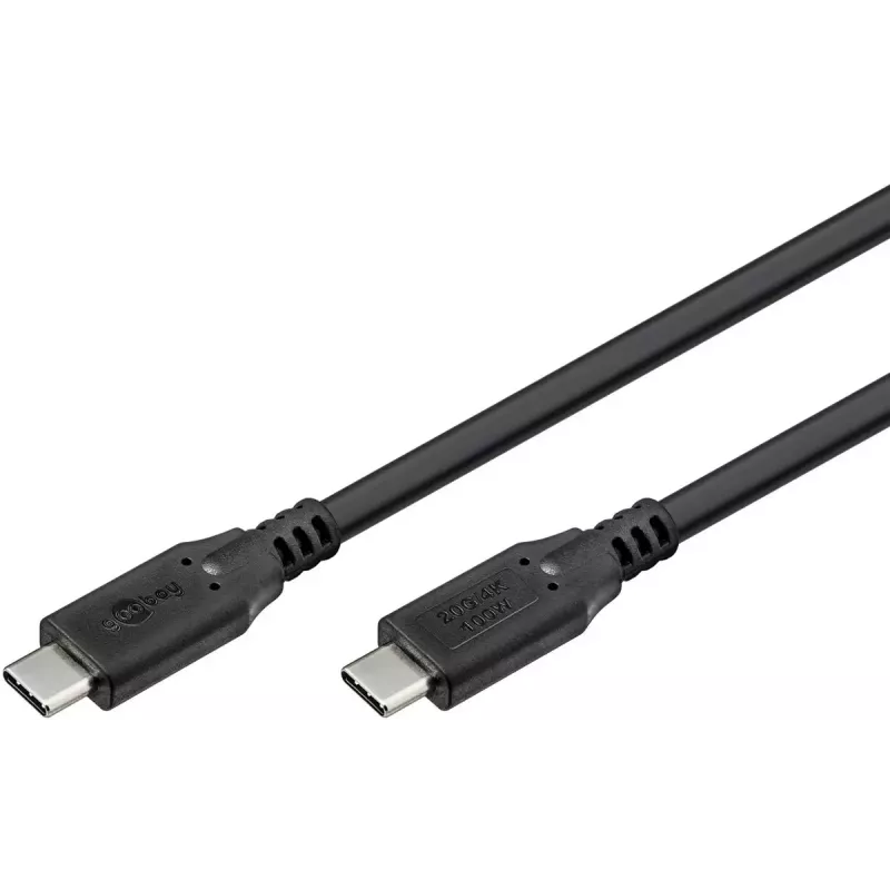 USB kábel Goobay 74196 USB4 Gen 2x2 1,5 m USB-C čierny