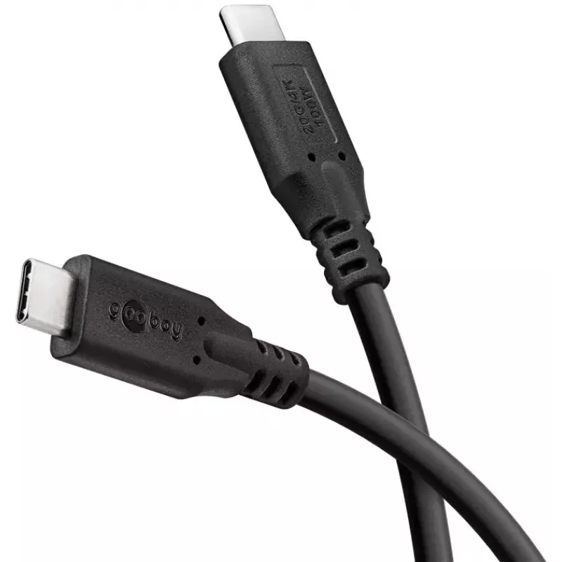 USB kábel Goobay 74196 USB4 Gen 2x2 1,5 m USB-C čierny