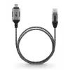 Goobay Ethernet kábel USB-C 3.1 na RJ45 Slim, 15 m, čierny (74408)