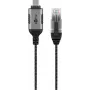 Goobay Ethernet kábel USB-C 3.1 na RJ45 Slim, 15 m, čierny (74408)