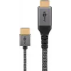 Goobay HDMI kábel 1 m Type-A konektor samec na konektor samec 18 Gbit/s sivý