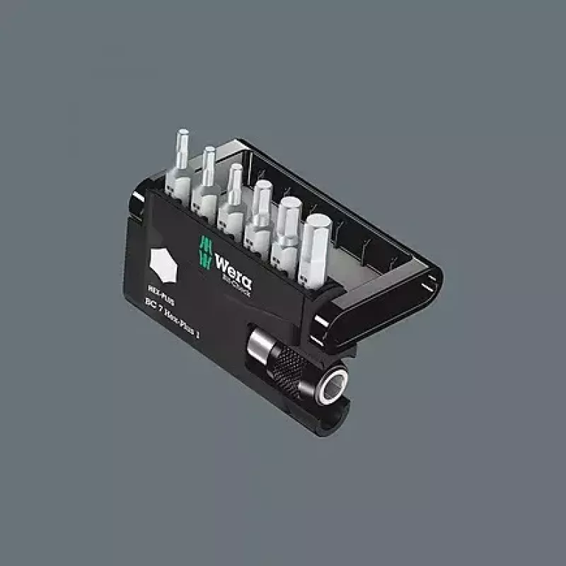 Wera Bit-Check 7 Hex-Plus 1 Sada skrutkovacích bitov, 7 kusov, H2-H6
