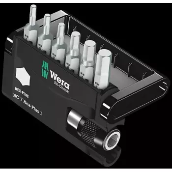 Wera Bit-Check 7 Hex-Plus 1 Sada skrutkovacích bitov, 7 kusov, H2-H6