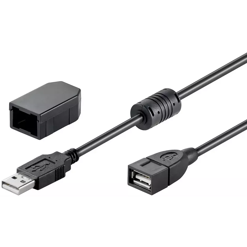 USB kábel Goobay 93284 USB 2.0 2 m USB A čierny