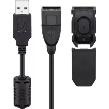 USB kábel Goobay 93284 USB 2.0 2 m USB A čierny