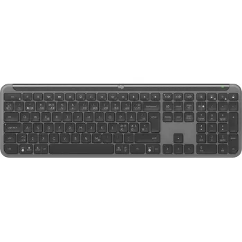 Logitech K950 Signature tenká klávesnica Office RF Wireless Bluetooth QWERTY dánska fínska nordická švédska grafitová