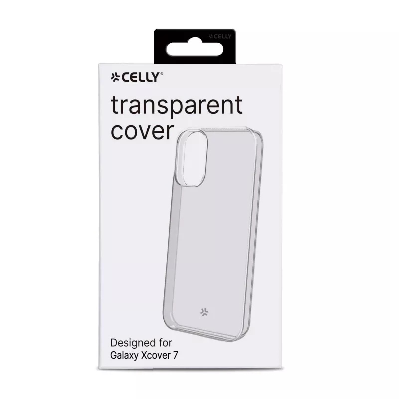 Puzdro Celly Galaxy Xcover 7 transparentné monochromatické