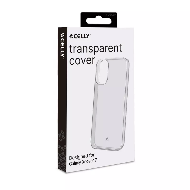Puzdro Celly Galaxy Xcover 7 transparentné monochromatické