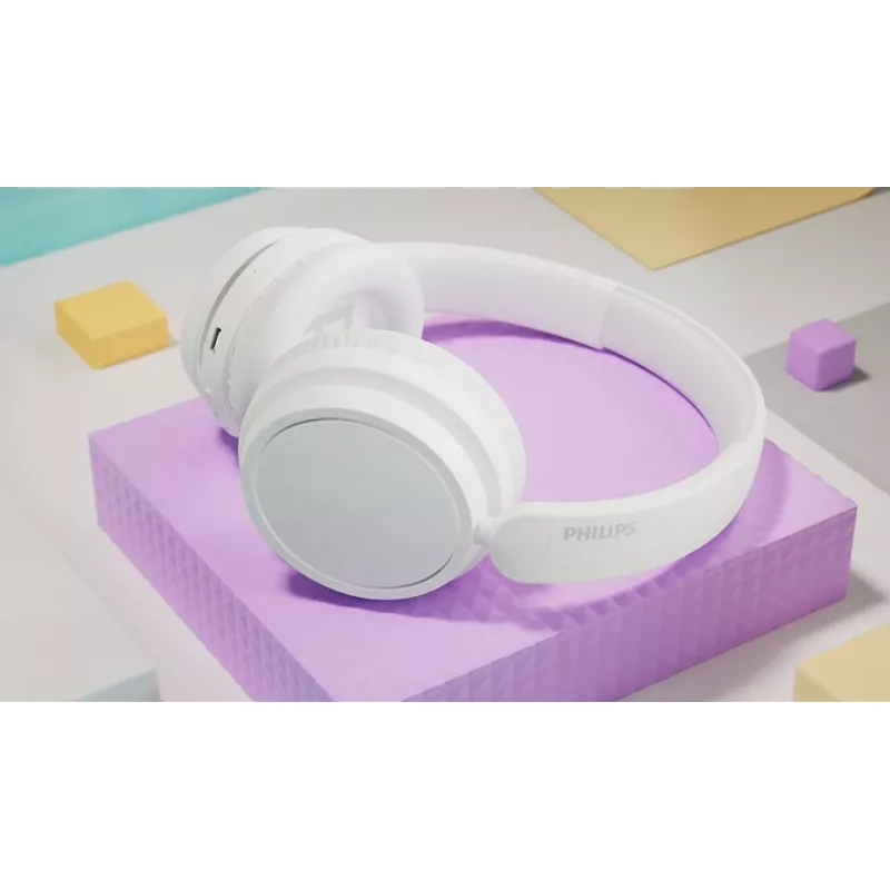 Philips 5000 series TAH5209WT/00 slúchadlá/headset bezdrôtové cez hlavu hovory/hudba Bluetooth biele