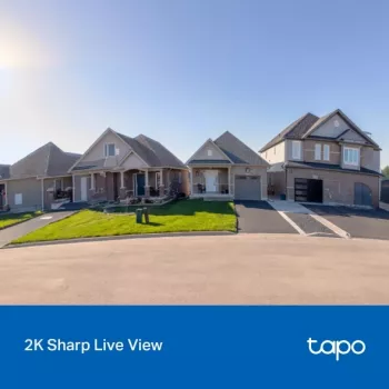 TP-Link Tapo D205 videovrátnik 3 MP čierny