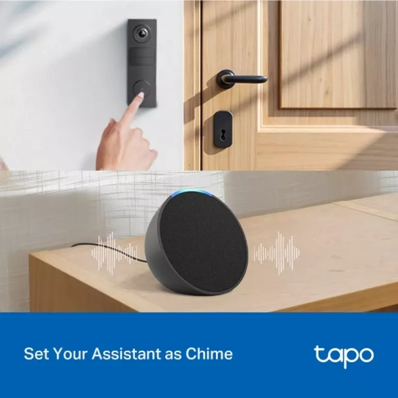 TP-Link Tapo D205 videovrátnik 3 MP čierny