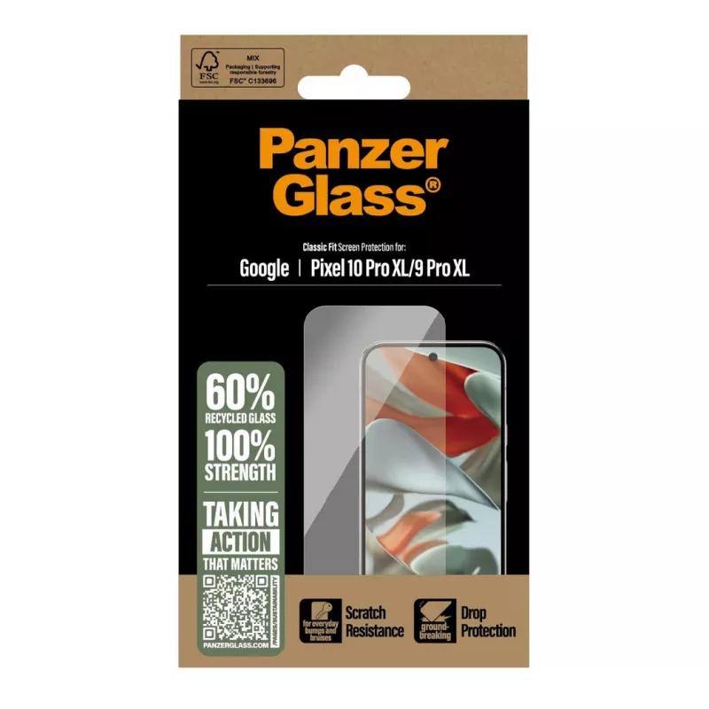 PanzerGlass ochrana displeja/zadnej strany pre Google Pixel 10 Pro XL / 9 Pro XL, transparentná, 1 kus (PG92324)