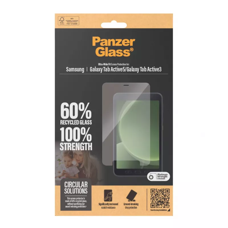 PanzerGlass® ochrana displeja Samsung Galaxy Tab Active5 | Active3 | Ultra-Wide Fit