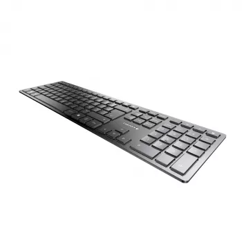 CHERRY KW 9100 tenká klávesnica univerzálna RF Wireless + Bluetooth AZERTY francúzština čierna