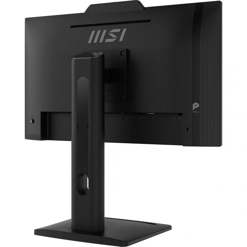 MSI PRO MP242PMGDE monitor 23,8 palca (60,5 cm), Full HD 1920x1080, IPS, 120 Hz, 1 ms, webkamera, mikrofón, USB rozbočovač, HDMI, DP, VGA, čierny