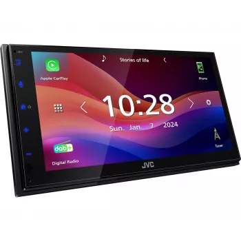 JVC KW-M695DBW Autorádio čierne Wi-Fi 200 W Bluetooth