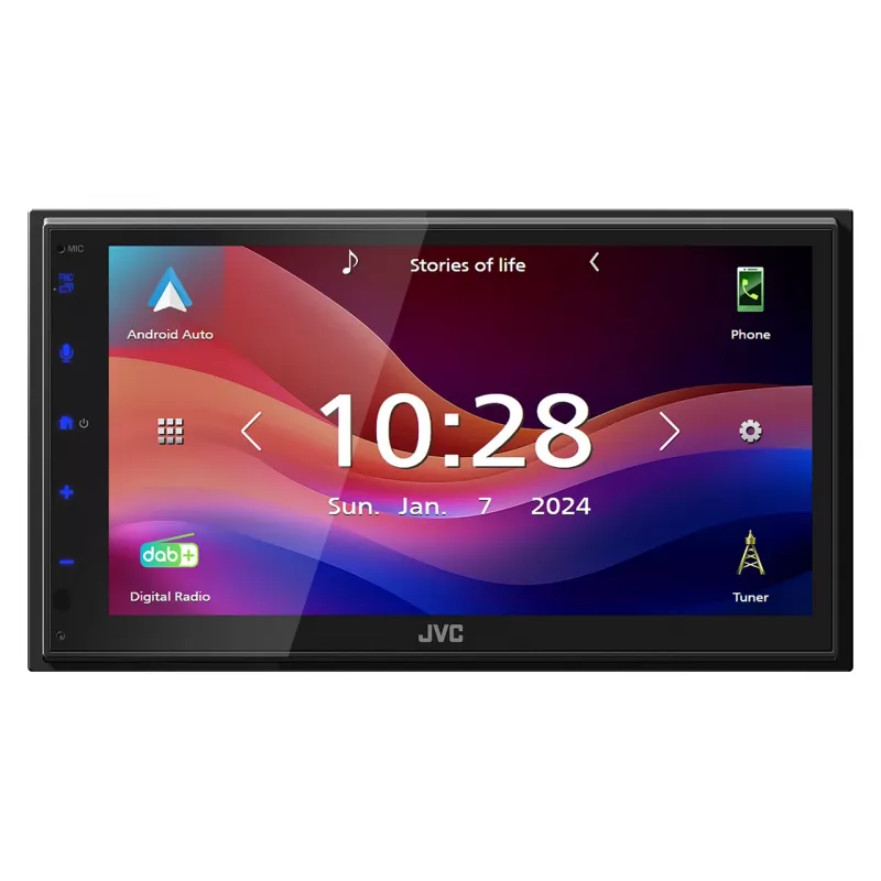 JVC KW-M695DBW Autorádio čierne Wi-Fi 200 W Bluetooth