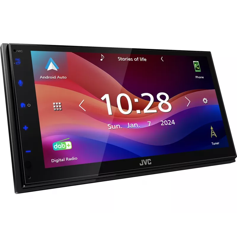 JVC KW-M695DBW Autorádio čierne Wi-Fi 200 W Bluetooth