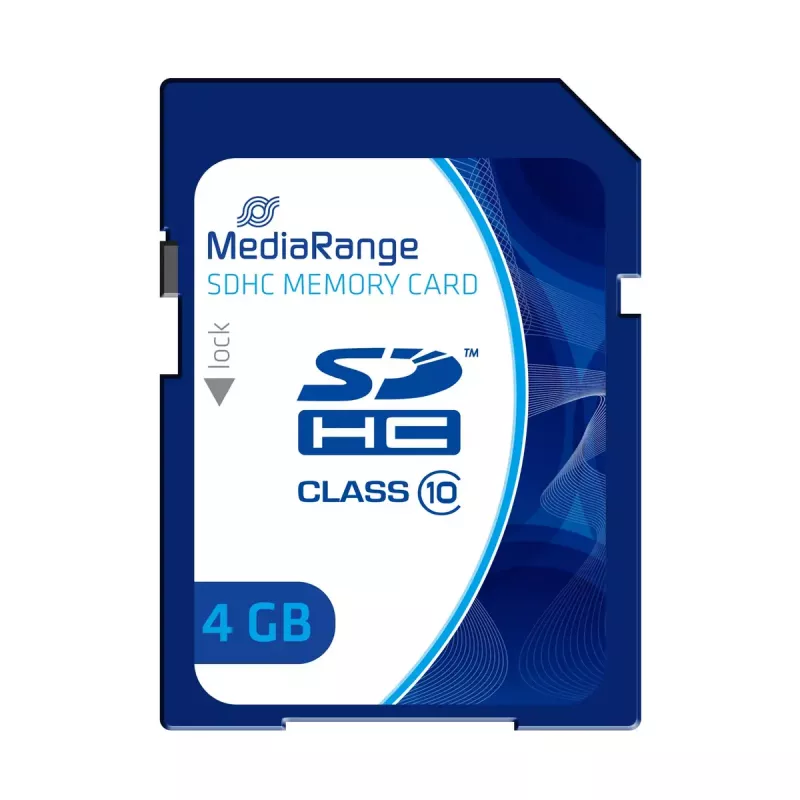 Flash pamäť MediaRange 4GB SDHC Class 10 MR961