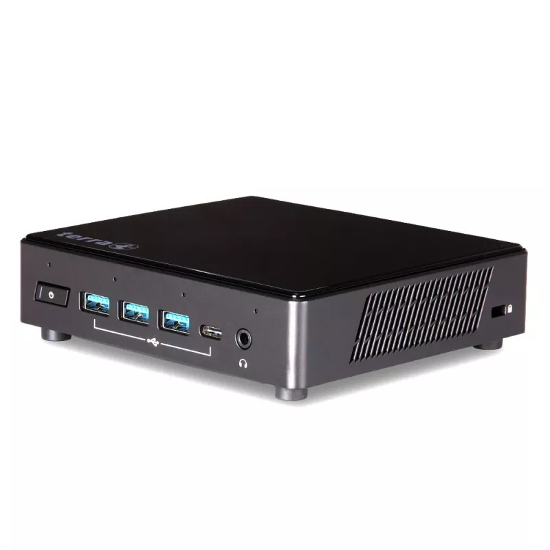 TERRA PC-Micro 3100 Silent Greenline Intel® Celeron® N5100 8 GB DDR4-SDRAM 240 GB SSD Windows 11 Pro Micro PC čierny
