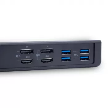 TERRA 1480374 Dokovacia stanica/port replikátor pre notebook Káblové pripojenie USB 3.2 Gen 1 (3.1 Gen 1) Type-C čierna