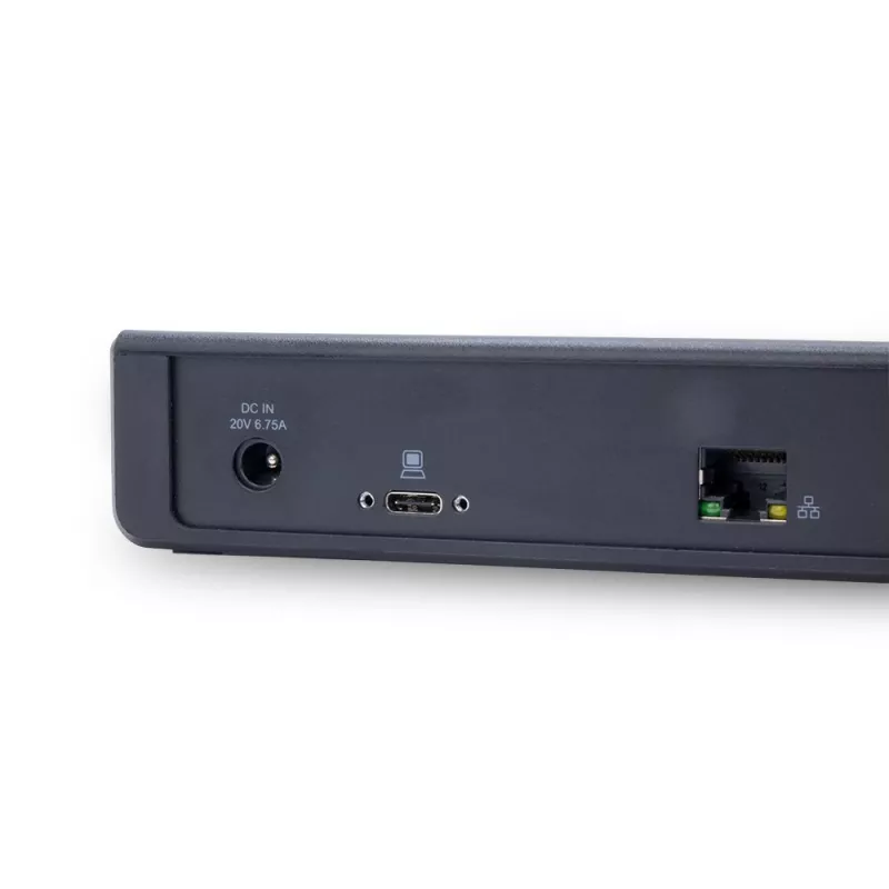 TERRA 1480374 Dokovacia stanica/port replikátor pre notebook Káblové pripojenie USB 3.2 Gen 1 (3.1 Gen 1) Type-C čierna