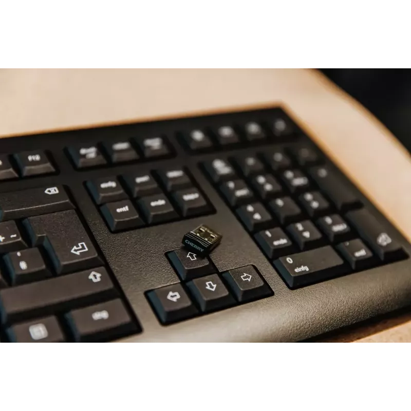 CHERRY KW 3000 Klávesnica univerzálna RF Wireless QWERTY US International čierna
