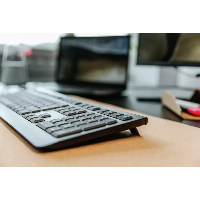CHERRY KW 3000 Klávesnica univerzálna RF Wireless QWERTY US International čierna