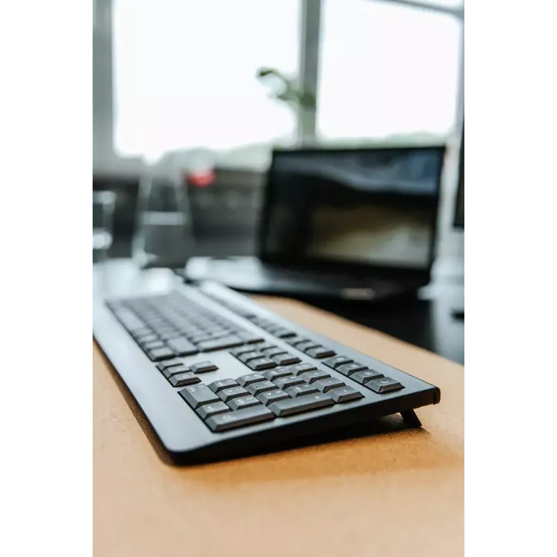 CHERRY KW 3000 Klávesnica univerzálna RF Wireless QWERTY US International čierna