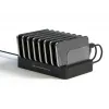 Conceptronic OZUL 8-port 75W USB PD nabíjacia stanica, interiérová, AC, 12 V, čierna