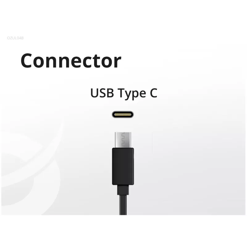 Conceptronic OZUL04BE 67W GaN USB PD nabíjačka, integrovaný USB-C kábel