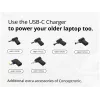 Conceptronic OZUL04BE 67W GaN USB PD nabíjačka, integrovaný USB-C kábel