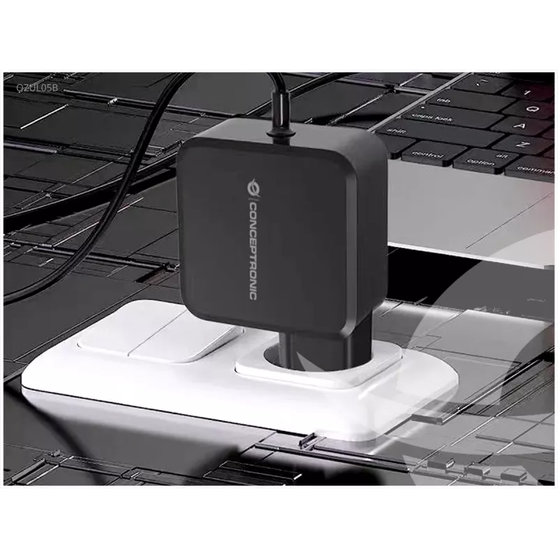Conceptronic OZUL05BE mobilná nabíjačka univerzálna čierna AC interiérová