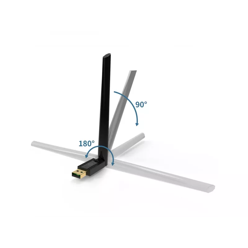 Conceptronic ABBY17B Long Range Bluetooth 5.3 USB adaptér, externá anténa