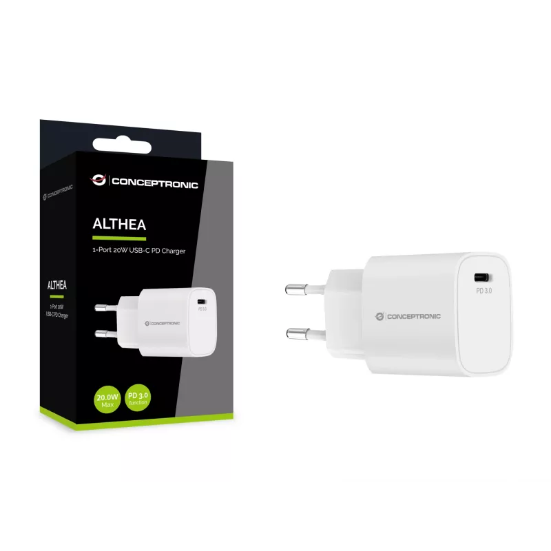 Nabíjačka Conceptronic 1-port 20W USB-C PD nabíjačka