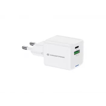 Conceptronic 2-port 20W GaN USB PD nabíjačka, USB-C x 1, USB-A x 1 ALTHEA15W