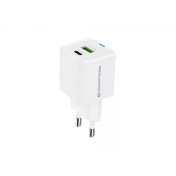 Conceptronic 2-port 20W GaN USB PD nabíjačka, USB-C x 1, USB-A x 1 ALTHEA15W
