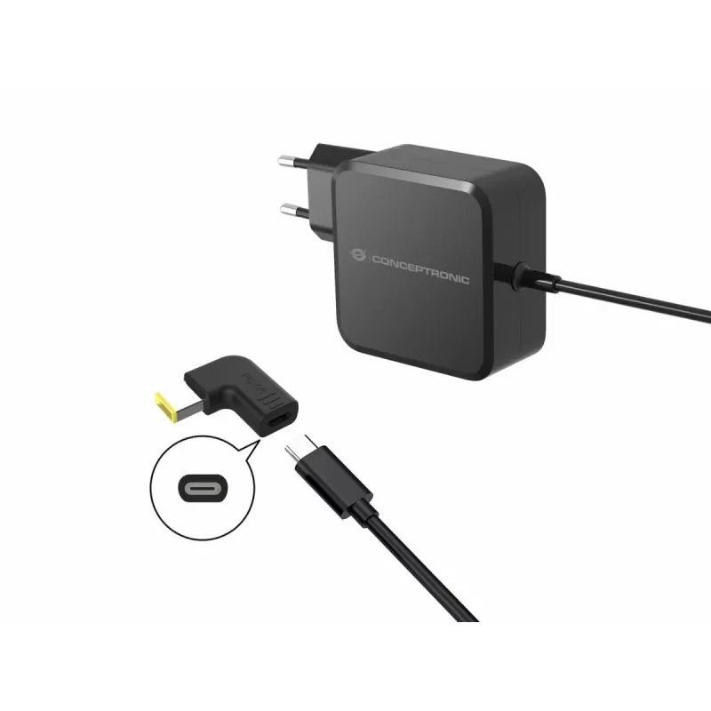 Conceptronic ABBY15PC05 DC-na-USB-C adaptér, Lenovo slim Tip, 18-20V