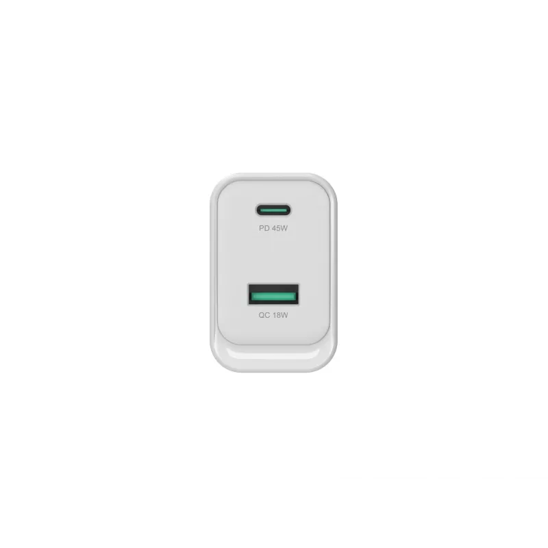 Conceptronic ALTHEA20W45 2-port 45W GaN USB PD nabíjačka, USB-C x 1, USB-A x 1, QC 3.0, PPS, PD 3.0