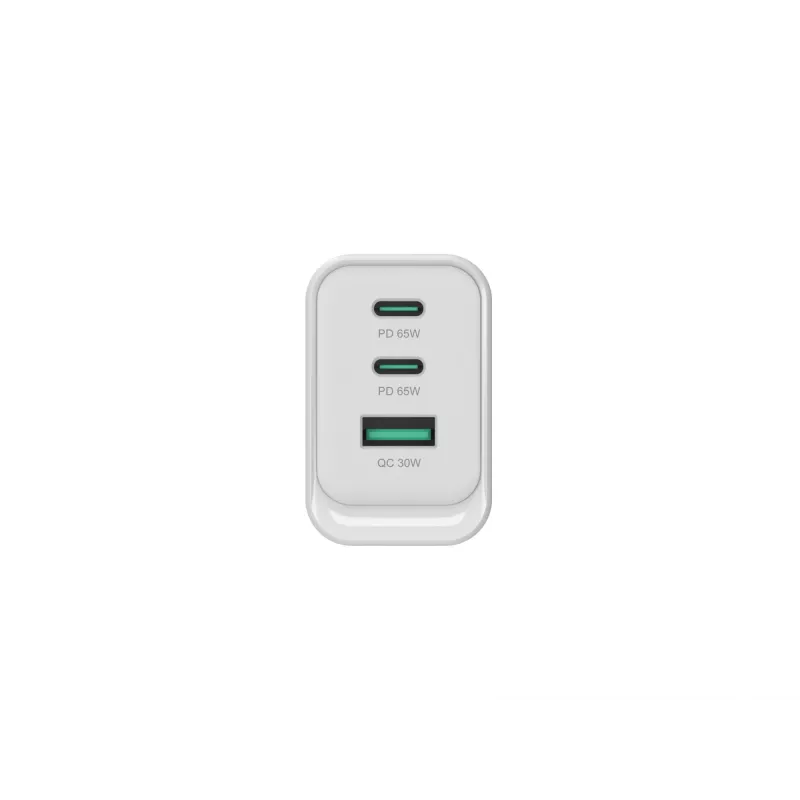 Conceptronic ALTHEA21W65 3-port 65W GaN USB PD nabíjačka, USB-C x 2, USB-A x 1, QC 3.0, PPS, PD 3.0