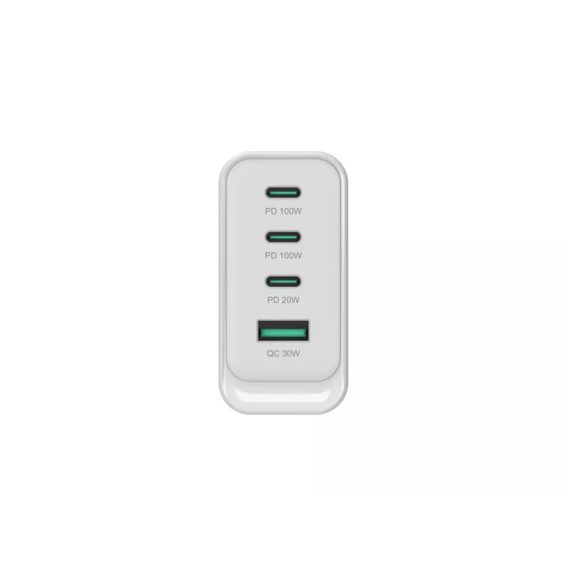 Conceptronic ALTHEA22W100 4-portová 100W GaN USB PD nabíjačka, USB-C x 3, USB-A x 1, QC 3.0, PPS, PD 3.0