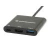 Conceptronic DONN01B dokovacia stanica/portový replikátor pre notebook USB 3.2 Gen 1 (3.1 Gen 1) Type-C čierna