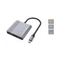 Conceptronic DONN13G dokovacia stanica/portový replikátor pre notebook káblová USB 3.2 Gen 1 (3.1 Gen 1) Type-C sivá