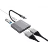 Conceptronic DONN13G dokovacia stanica/portový replikátor pre notebook káblová USB 3.2 Gen 1 (3.1 Gen 1) Type-C sivá