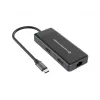 Conceptronic DONN14G dokovacia stanica/portový replikátor pre notebook káblová USB 3.2 Gen 1 (3.1 Gen 1) Type-C sivá
