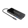 Conceptronic DONN15G dokovacia stanica/portový replikátor pre notebook káblová USB 3.2 Gen 1 (3.1 Gen 1) Type-C sivá