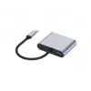 Conceptronic DONN16G káblová USB 3.2 Gen 1 Type-C sivá 100W 4K Ultra HD