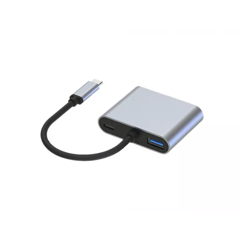 Conceptronic DONN16G káblová USB 3.2 Gen 1 Type-C sivá 100W 4K Ultra HD