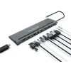 Conceptronic DONN17G dokovacia stanica/portový replikátor pre notebook káblová USB 3.2 Gen 1 (3.1 Gen 1) Type-C sivá